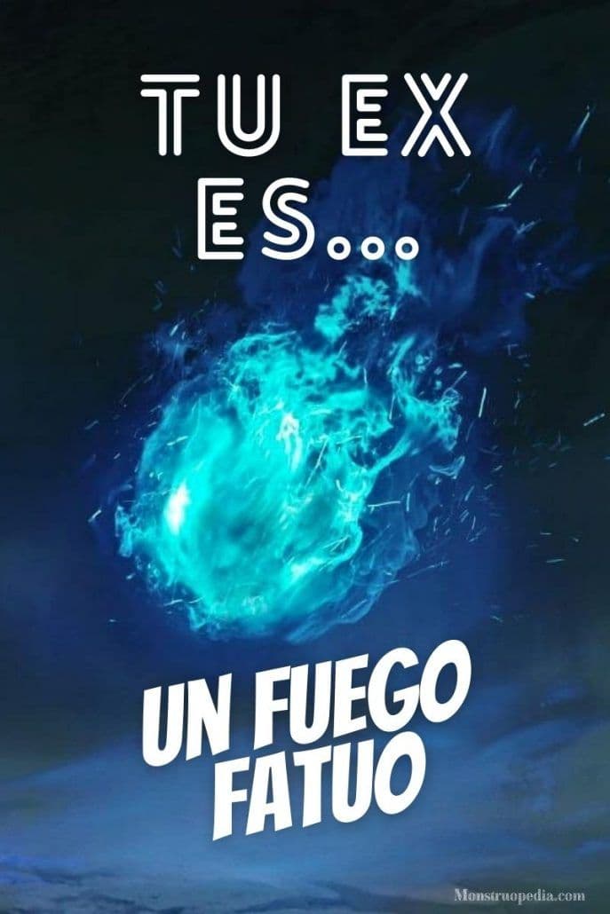 Ilustración: Fuego fatuo