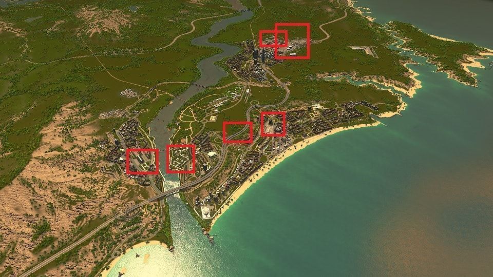 cities: skylines vista aerea